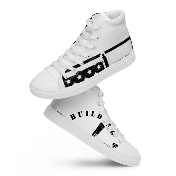 Men’s high top canvas shoes