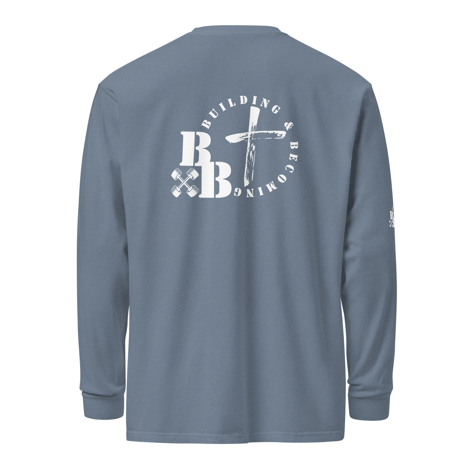 Garment-dyed heavyweight long-sleeve shirt - Image 9